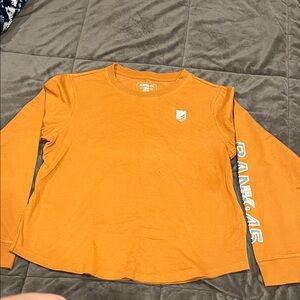 Rank 45 Deep Mistard Long Sleeve Graphic Tee